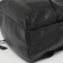 Pre Owned Michael Kors Black Leather Large Slater Backpack