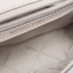 Pre Owned Michael Kors Light Pink Leather Mini Ava Top Handle Bag