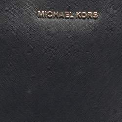 Pre Owned Michael Kors Black Leather Cindy Crossbody Bag