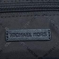 Pre Owned Michael Kors Black Leather Cindy Crossbody Bag