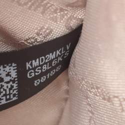 Pre Owned Michael Kors Pink Leather Jet Set Charm Crossbody Bag