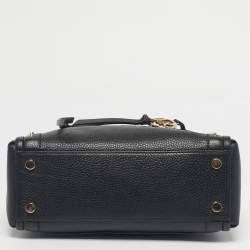 Pre Owned Michael Kors Black Leather Small Carine Satchel