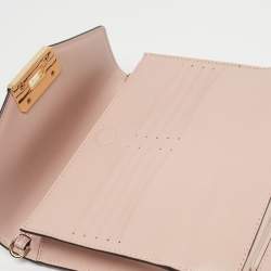 Pre Owned Michael Kors Pink Leather Kinsley Shoulder bag