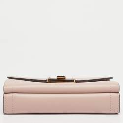 Pre Owned Michael Kors Pink Leather Kinsley Shoulder bag