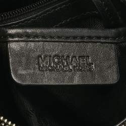 Pre Owned حقيبة يد مايكل كورس سوزانا جلد مبطن أسود