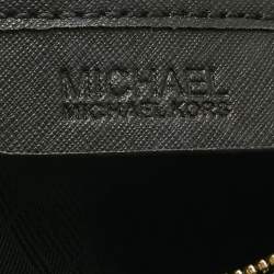 Pre Owned Michael Kors Black Leather Mini Cynthia Tote