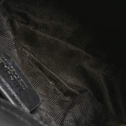 Pre Owned Michael Kors Black Leather Mini Cynthia Tote