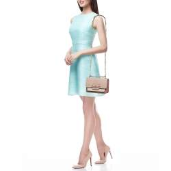 Pre Owned Michael Kors Tricolor Leather Extra Small Heather Shoulder Bag