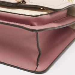 Pre Owned Michael Kors Tricolor Leather Extra Small Heather Shoulder Bag