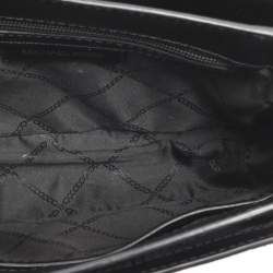 مملوكة مسبقًا حقيبة كتف مايكل كورس جيسي جلد أسود متوسطة