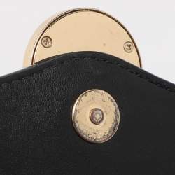 مملوكة مسبقًا حقيبة كتف مايكل كورس جيسي جلد أسود متوسطة