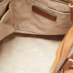 مملوكة مسبقًا Michael Kors Brown Leather Large Sandrine Satchel