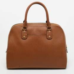 مملوكة مسبقًا Michael Kors Brown Leather Large Sandrine Satchel