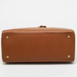 مملوكة مسبقًا Michael Kors Brown Leather Large Sandrine Satchel