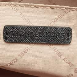 Pre Owned حقيبة كروس مايكل كورس جيت سيت دوم قماش مغطى بتوقيع بني داكن