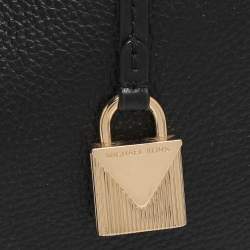 Pre Owned Michael Kors Black Leather Large Mercer Gallery Tote