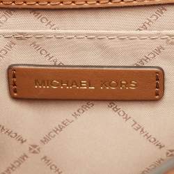 Pre Owned Michael Kors Multicolor Signature Coated Canvas and Faux Leather Large Whitney Shoulder Bag