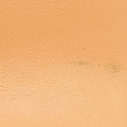 Pre Owned Michael Kors Cream/Black Python Embossed Leather Large Soho Shoulder Bag