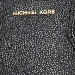 Pre Owned Michael Kors Black Leather Small Mercer Tote