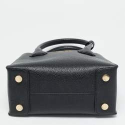 Pre Owned Michael Kors Black Leather Small Mercer Tote