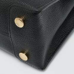 Pre Owned Michael Kors Black Leather Small Mercer Tote