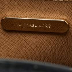 Pre Owned Michael Kors Black Leather Small Mercer Tote