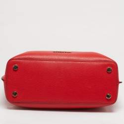 مملوكة مسبقًا Michael Kors Emilia Large Red Leather Tote