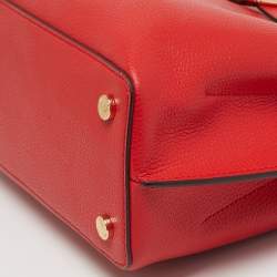 مملوكة مسبقًا Michael Kors Emilia Large Red Leather Tote