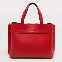 مملوكة مسبقًا Michael Kors Emilia Large Red Leather Tote