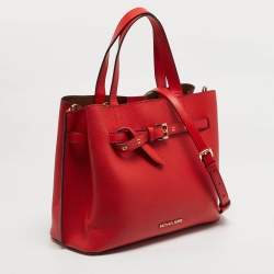 مملوكة مسبقًا Michael Kors Emilia Large Red Leather Tote