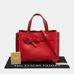 مملوكة مسبقًا Michael Kors Emilia Large Red Leather Tote