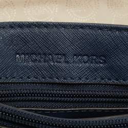 مملوكة مسبقًا حقيبة كتف مايكل كورس مرصعة سلوان جلد برتقالية