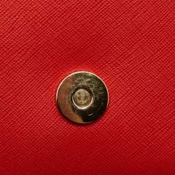 مملوكة مسبقًا حقيبة ماسنجر مايكل كورس هاميلتون جلد أحمر