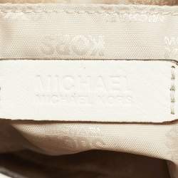 مملوكة مسبقًا Michael Kors Off White Leather Hobo