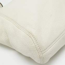 مملوكة مسبقًا Michael Kors Off White Leather Hobo