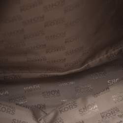 Pre Owned Michael Kors Hamilton Large Tan Leather Tote