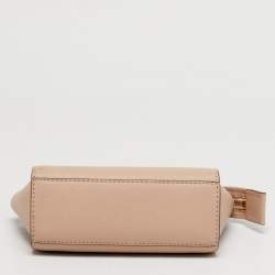 Pre Owned Michael Kors Selma Mini Blush Pink Saffiano Leather Crossbody Bag