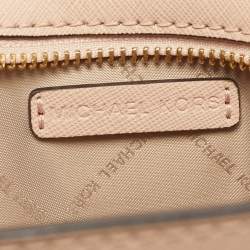 Pre Owned Michael Kors Selma Mini Blush Pink Saffiano Leather Crossbody Bag