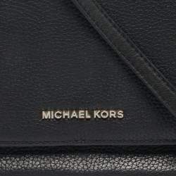 مملوكة مسبقًا Michael Kors Bedford Legacy Flap Black Leather Crossbody Bag