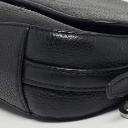 مملوكة مسبقًا Michael Kors Bedford Legacy Flap Black Leather Crossbody Bag