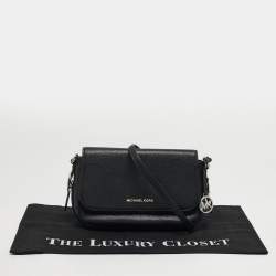 مملوكة مسبقًا Michael Kors Bedford Legacy Flap Black Leather Crossbody Bag