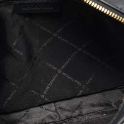 مملوكة مسبقًا Michael Kors Jet Set Black Saffiano Leather Crossbody Bag