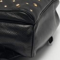 مملوكة مسبقًا Michael Kors Studded Abbey Black Leather Backpack
