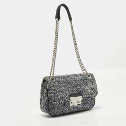 مملوكة مسبقًا حقيبة كتف مايكل كورس سلوان كبيرة جلد أرجواني