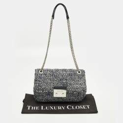 مملوكة مسبقًا حقيبة كتف مايكل كورس سلوان كبيرة جلد أرجواني