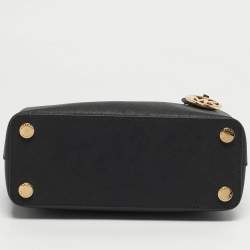 مملوكة مسبقًا Michael Kors Savannah Black Leather Satchel