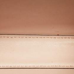 Pre Owned حقيبة كلتش مايكل كورس سلسلة هايز جلد بني صغير