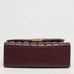 مملوكة مسبقًا حقيبة كتف مايكل كورس ويتني متوسطة جلد مبطن نبيذي بقلّاب