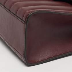 مملوكة مسبقًا حقيبة كتف مايكل كورس ويتني متوسطة جلد مبطن نبيذي بقلّاب