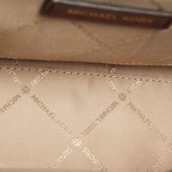 مملوكة مسبقًا حقيبة كتف مايكل كورس ويتني متوسطة جلد مبطن نبيذي بقلّاب